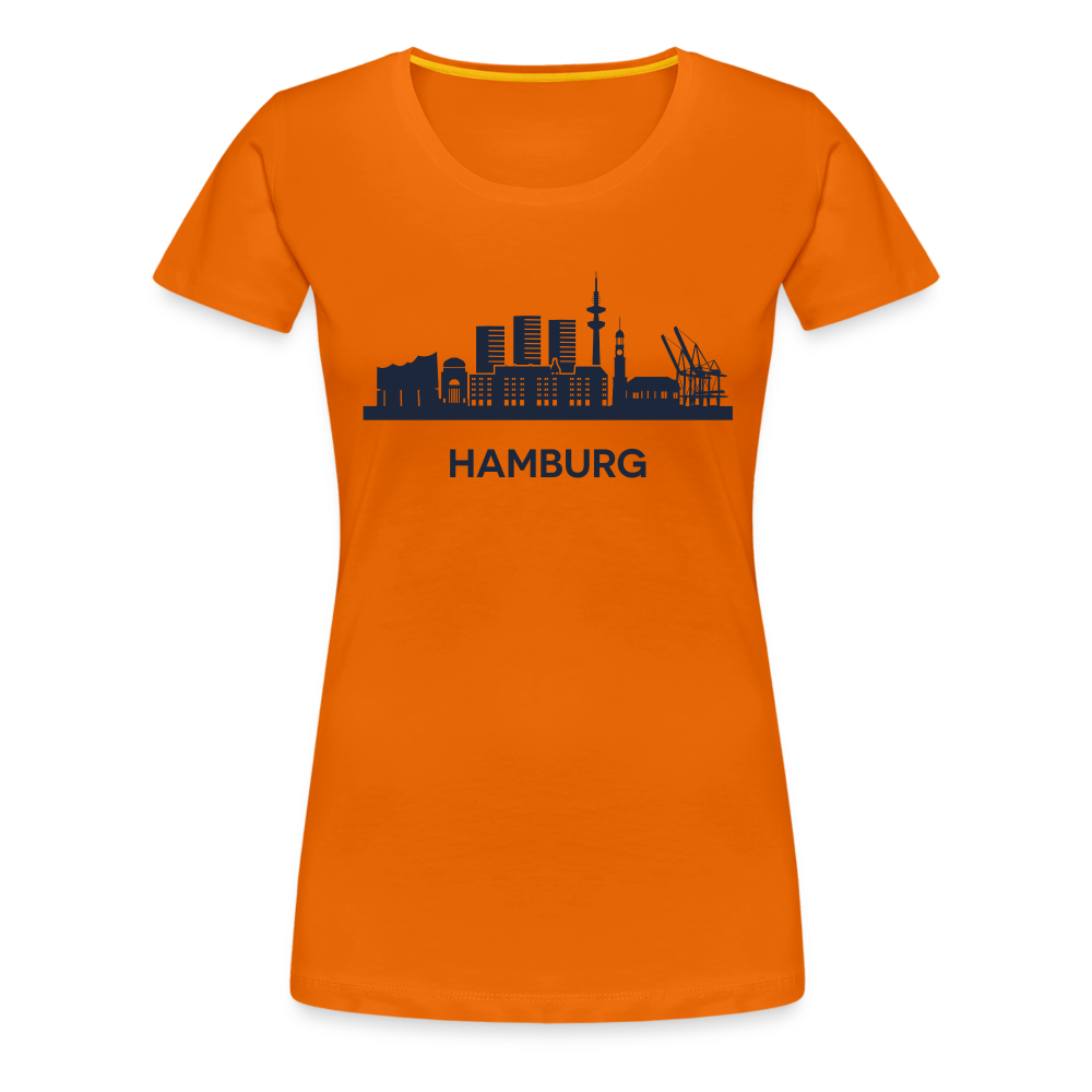 Hamburg Frauen Premium T-Shirt - Orange