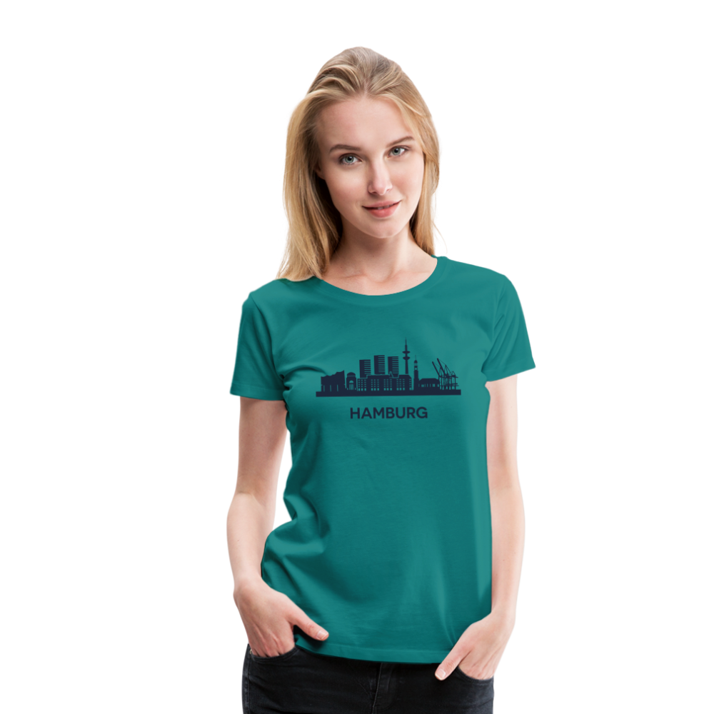 Hamburg Frauen Premium T-Shirt - Divablau