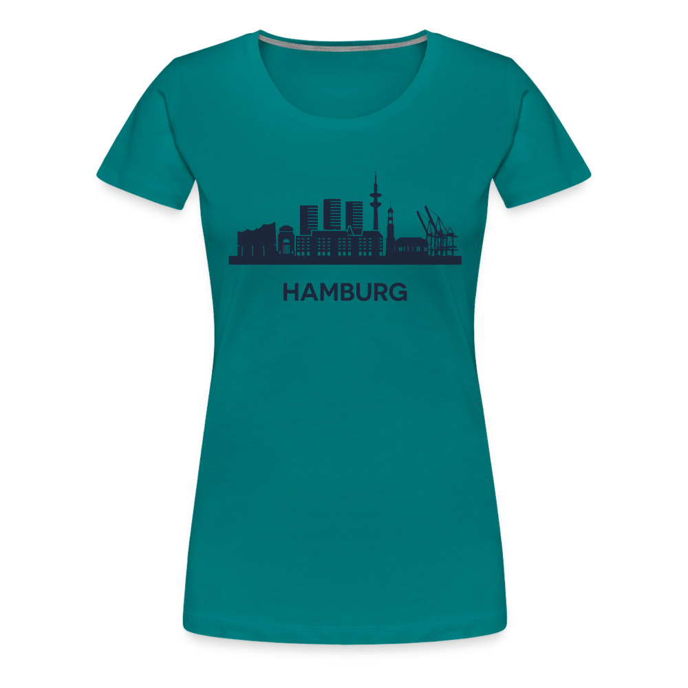 Hamburg Frauen Premium T-Shirt - Divablau