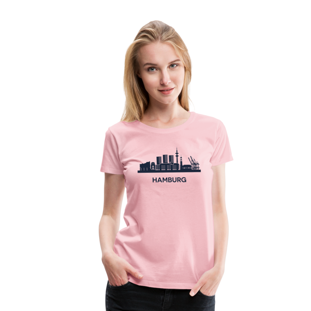 Hamburg Frauen Premium T-Shirt - Hellrosa