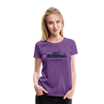 Hamburg Frauen Premium T-Shirt - Lila