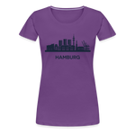 Hamburg Frauen Premium T-Shirt - Lila