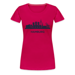 Hamburg Frauen Premium T-Shirt - dunkles Pink