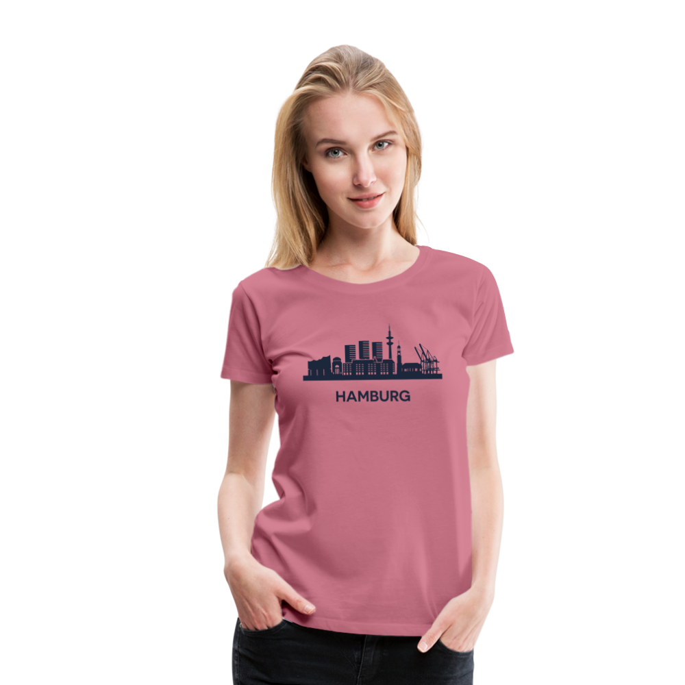 Hamburg Frauen Premium T-Shirt - Malve