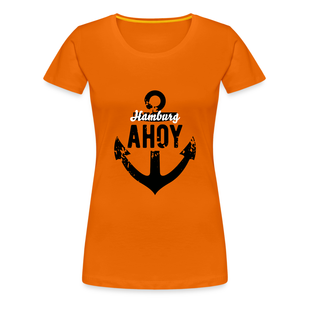 Hamburg Frauen Premium T-Shirt - Orange