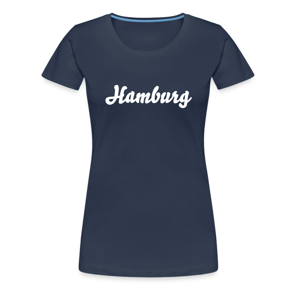 Hamburg Frauen Premium T-Shirt - Navy
