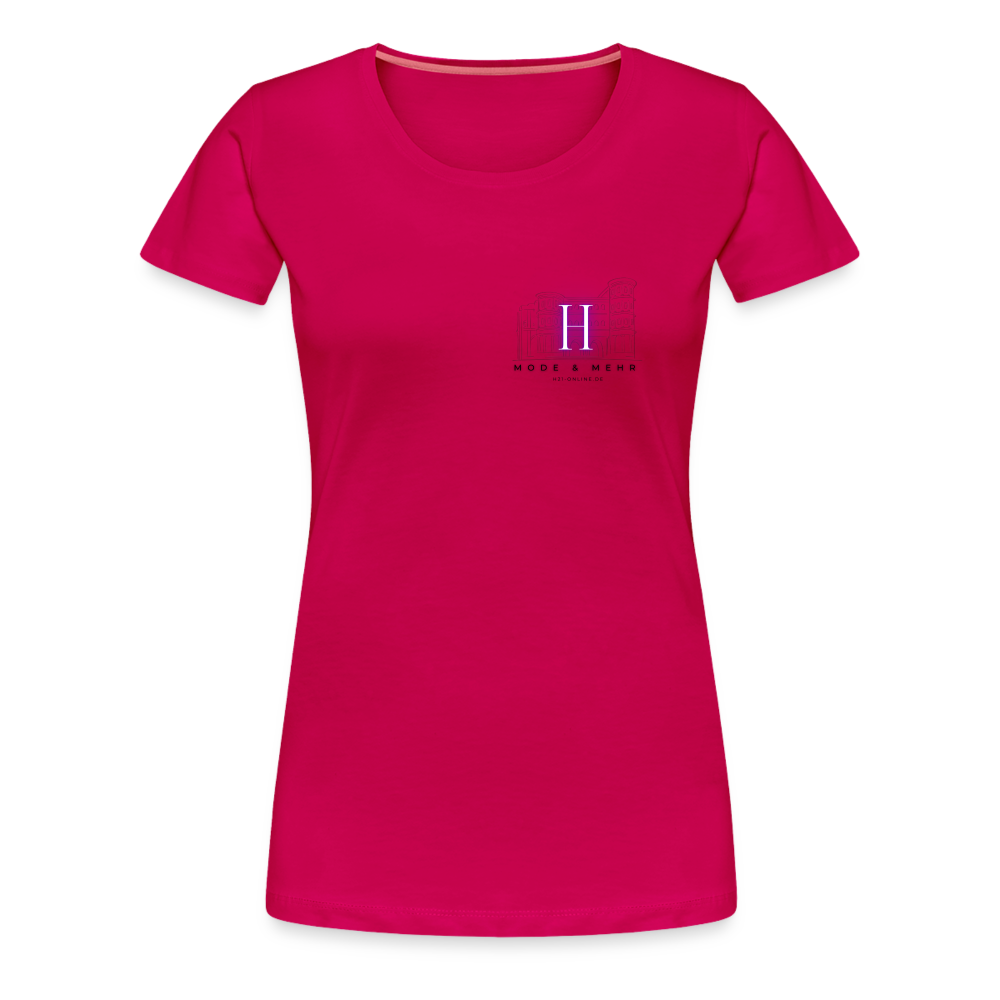 H21 Frauen Premium T-Shirt - dunkles Pink