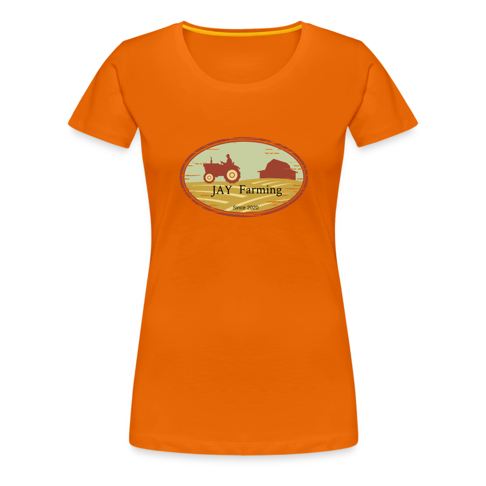 Jay Frauen Premium T-Shirt - Orange