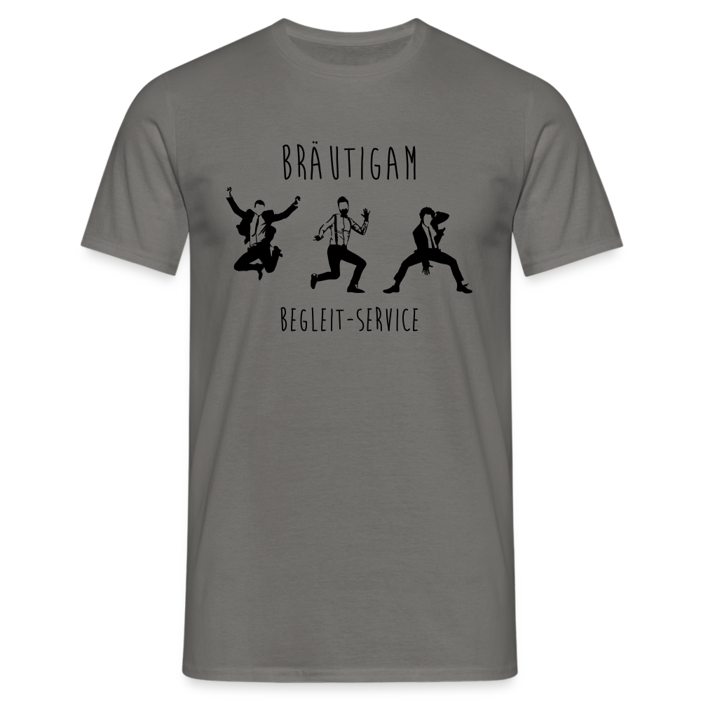 Bräutigam Männer T-Shirt - Graphit