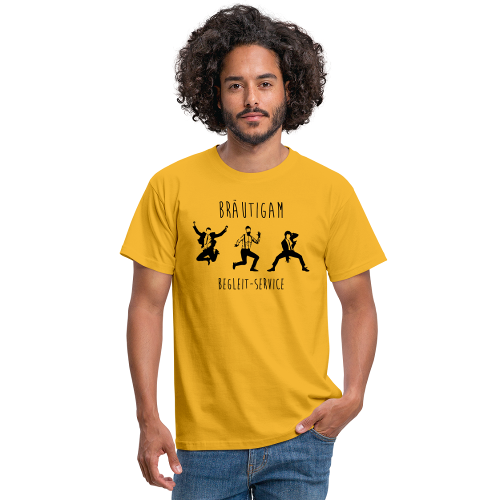 Bräutigam Männer T-Shirt - Gelb