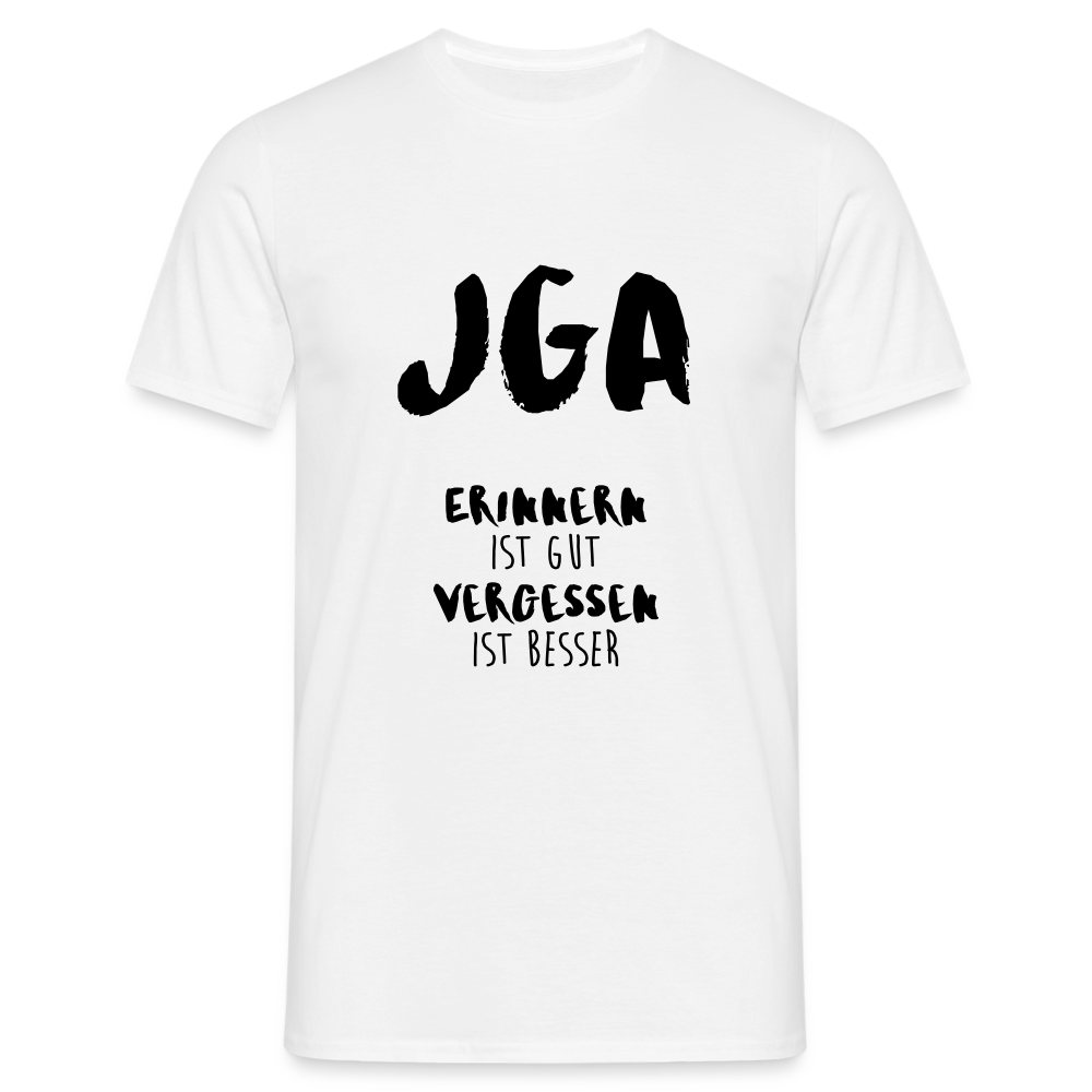 JGA Männer T-Shirt - weiß