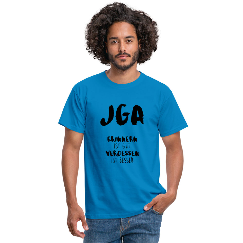 JGA Männer T-Shirt - Royalblau