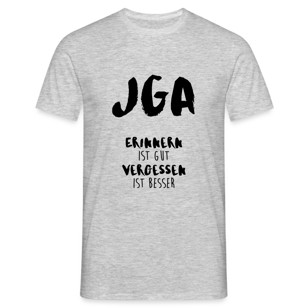 JGA Männer T-Shirt - Grau meliert