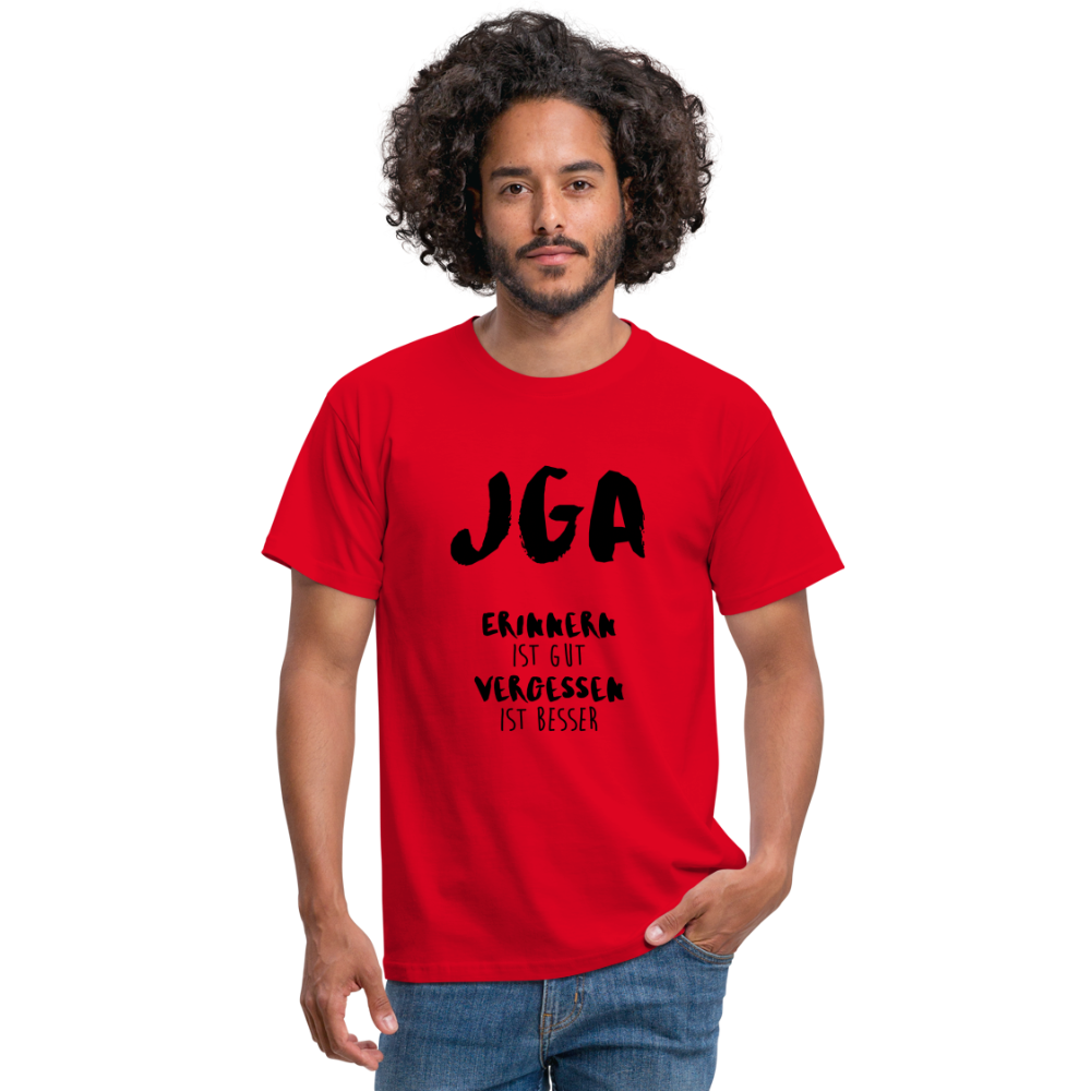 JGA Männer T-Shirt - Rot