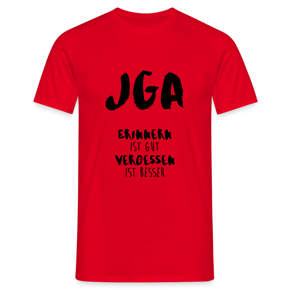 JGA Männer T-Shirt - Rot