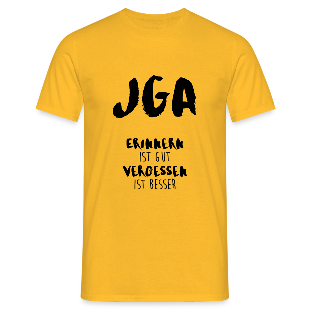 JGA Männer T-Shirt - Gelb
