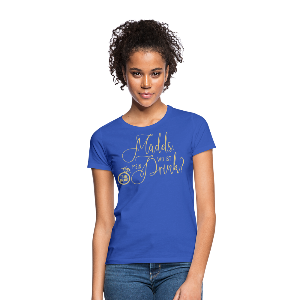 JGA Frauen T-Shirt - Royalblau