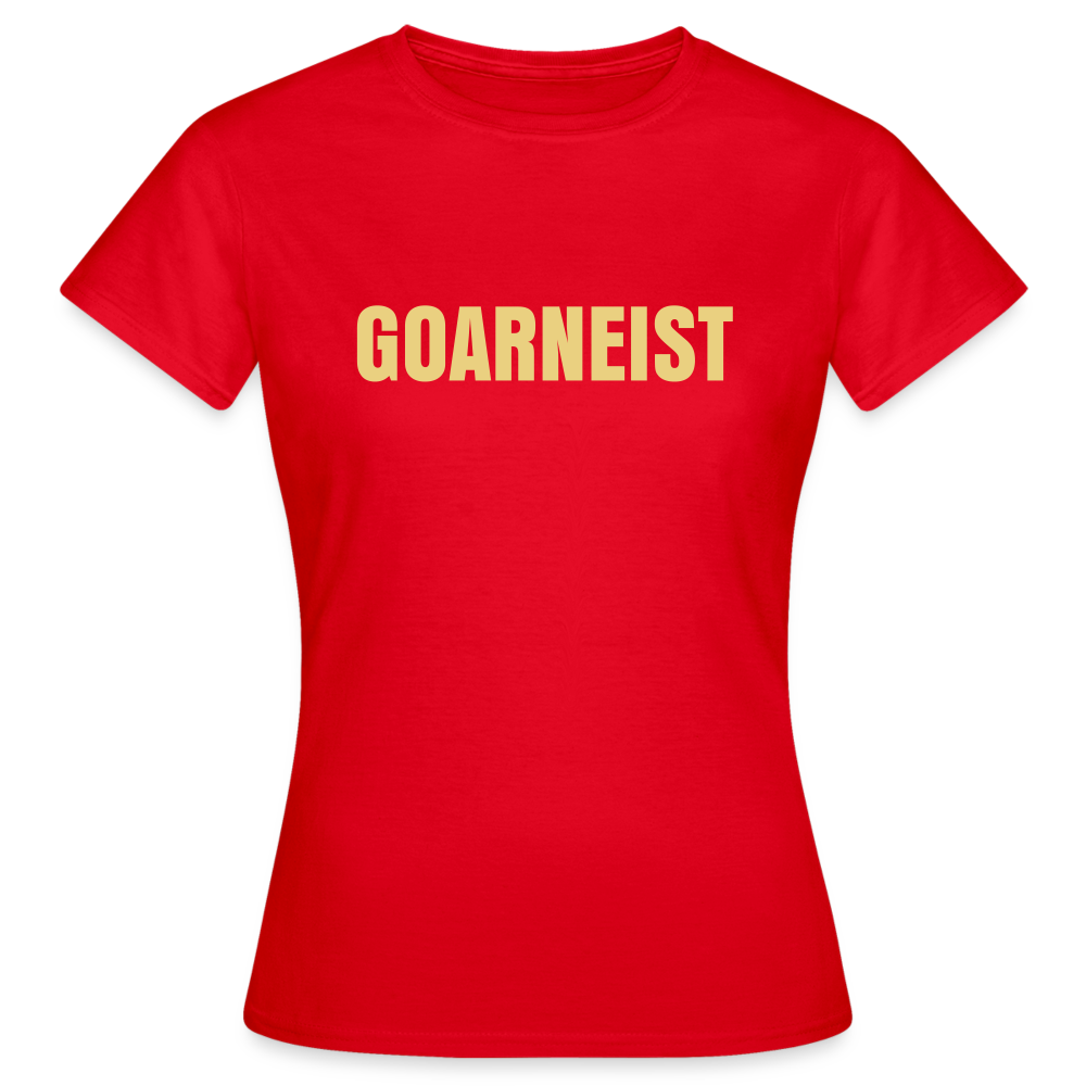 Goarneist Frauen T-Shirt - Rot