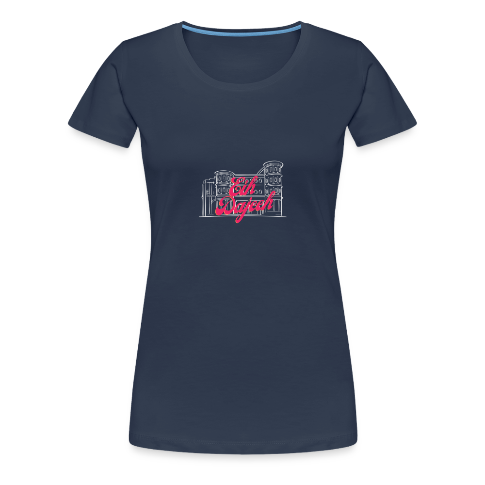 Eih Dajeeh Frauen Premium T-Shirt - Navy