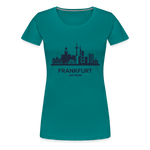 FRANKFURT Frauen Premium T-Shirt - Divablau