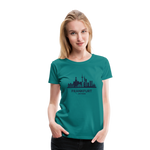 FRANKFURT Frauen Premium T-Shirt - Divablau