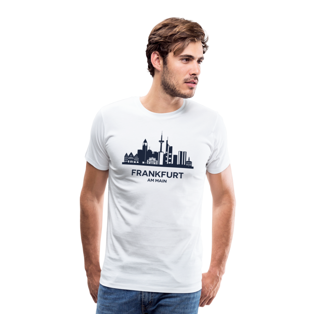 FRANKFURT Männer Premium T-Shirt - weiß