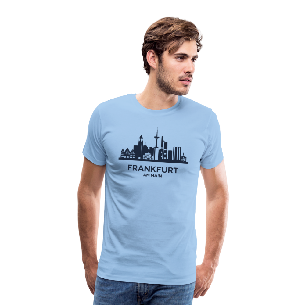 FRANKFURT Männer Premium T-Shirt - Sky