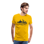 FRANKFURT Männer Premium T-Shirt - Sonnengelb