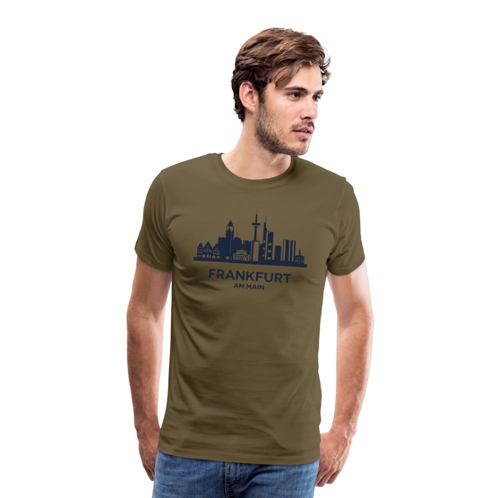 FRANKFURT Männer Premium T-Shirt - Khaki