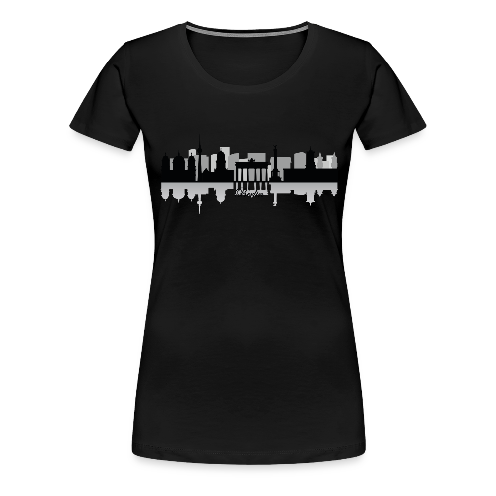 BERLIN Frauen Premium T-Shirt - Schwarz