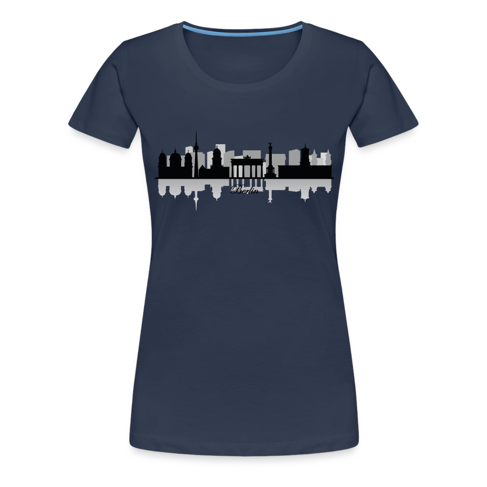 BERLIN Frauen Premium T-Shirt - Navy
