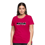 BERLIN Frauen Premium T-Shirt - dunkles Pink