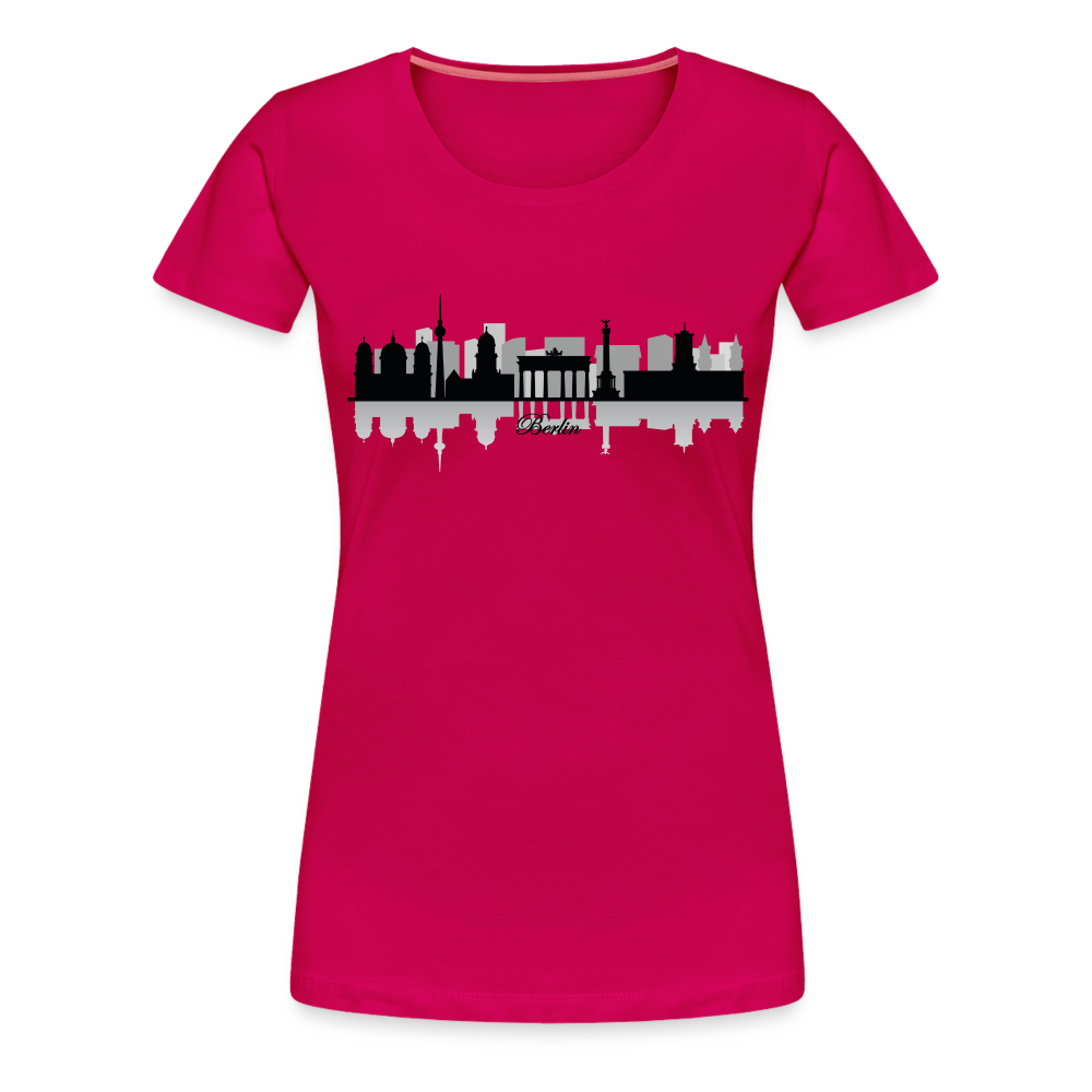 BERLIN Frauen Premium T-Shirt - dunkles Pink