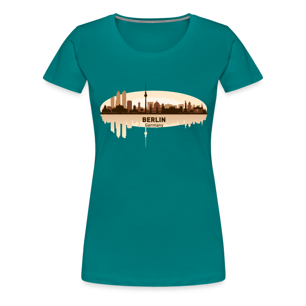BERLIN Frauen Premium T-Shirt - Divablau