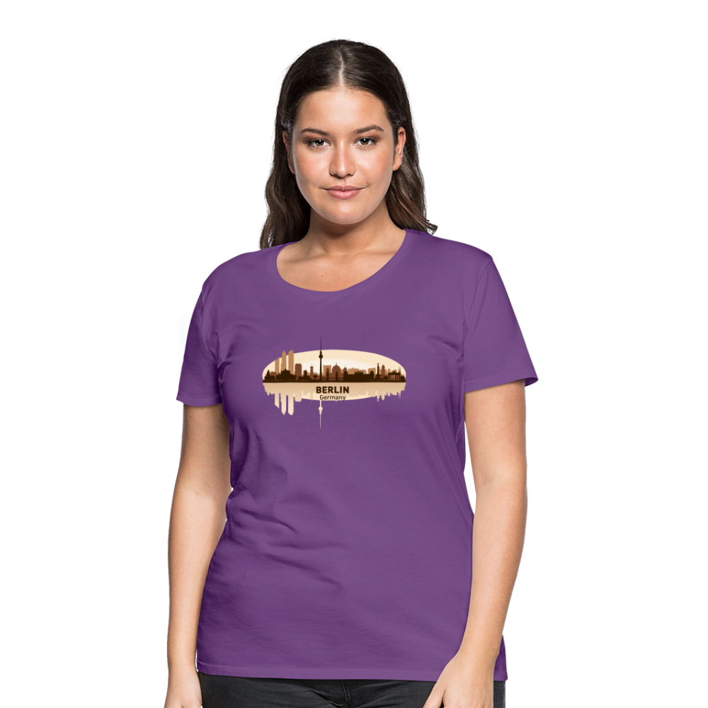 BERLIN Frauen Premium T-Shirt - Lila