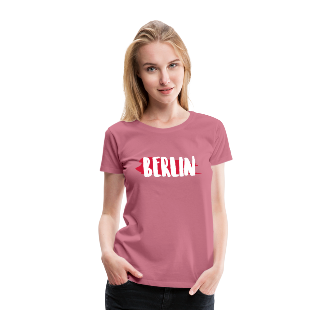 BERLIN Frauen Premium T-Shirt - Malve