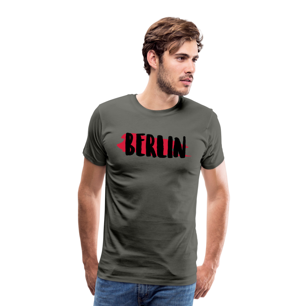 BERLIN Männer Premium T-Shirt - Asphalt