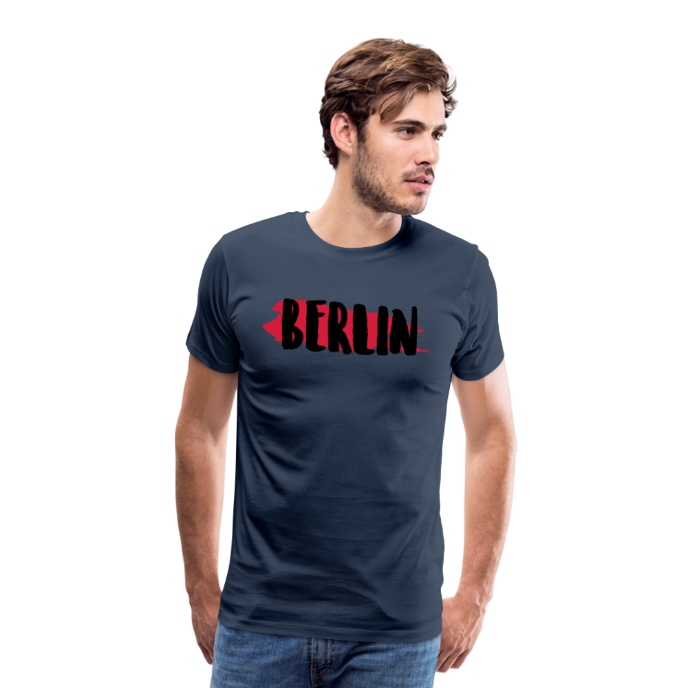 BERLIN Männer Premium T-Shirt - Navy