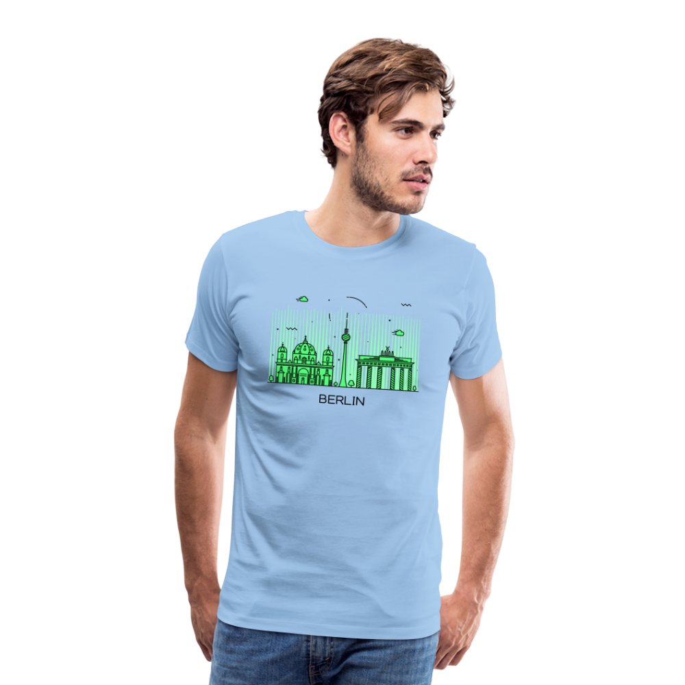 BERLIN Männer Premium T-Shirt - Sky