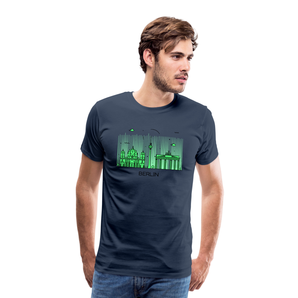 BERLIN Männer Premium T-Shirt - Navy