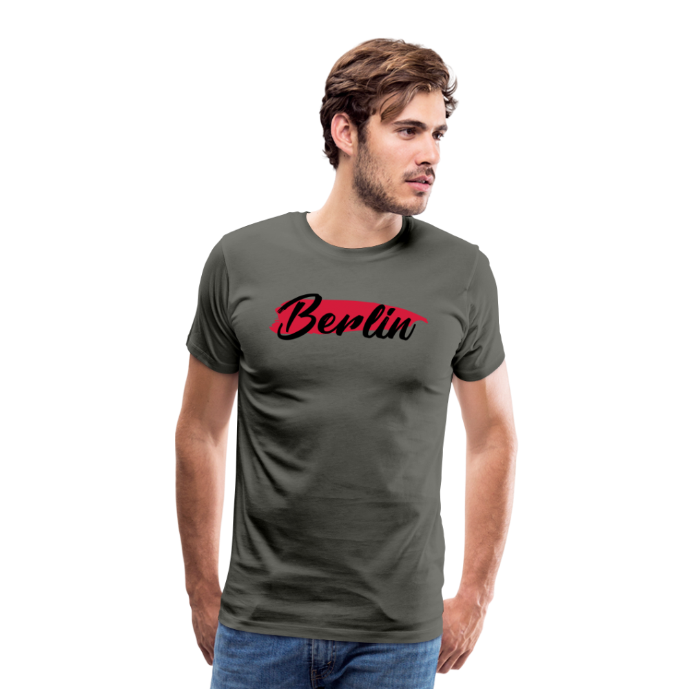 BERLIN Männer Premium T-Shirt - Asphalt
