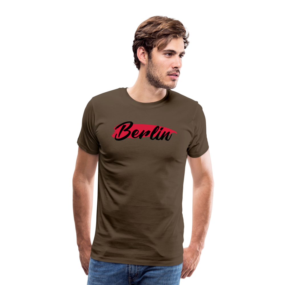 BERLIN Männer Premium T-Shirt - Edelbraun