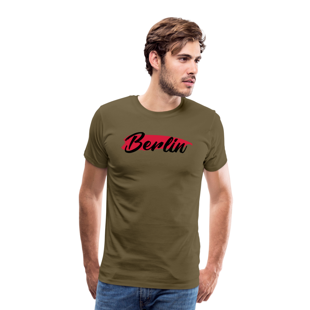 BERLIN Männer Premium T-Shirt - Khaki