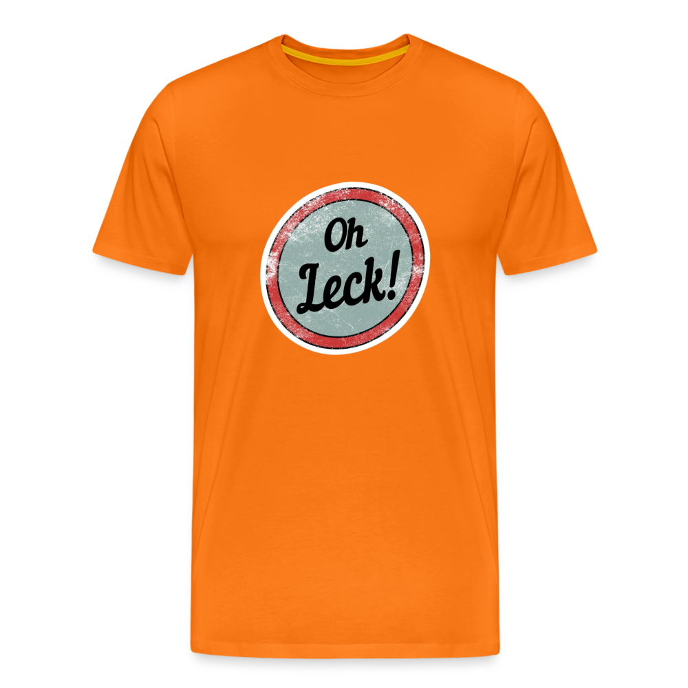 Oh Leck! Männer Premium T-Shirt - Orange