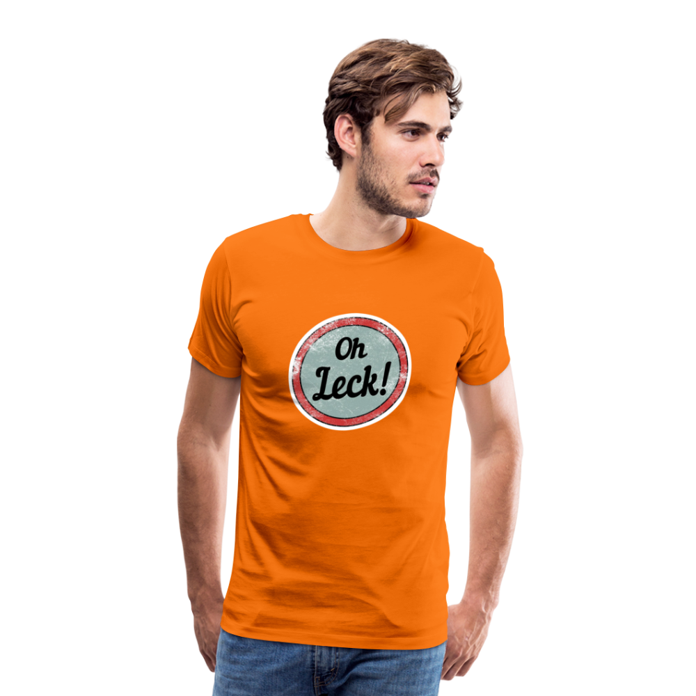 Oh Leck! Männer Premium T-Shirt - Orange