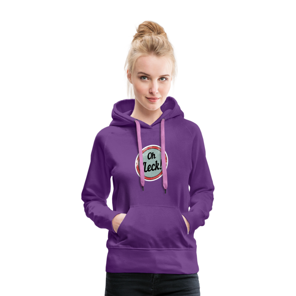 Oh Leck! Frauen Premium Hoodie - Purple