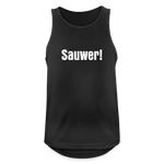 Sauwer Männer Tank Top atmungsaktiv - Schwarz