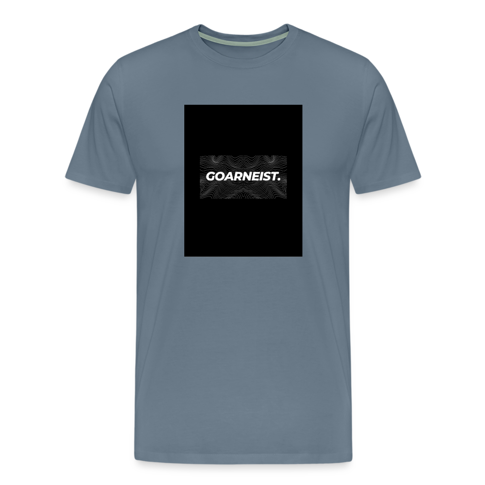 GOARNEIST NEW Männer Premium T-Shirt - Blaugrau