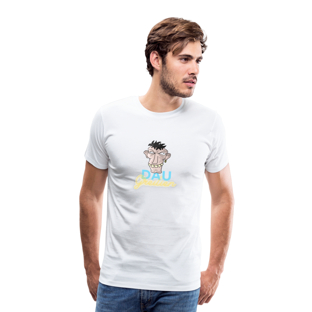 Dau Greilien Männer Premium T-Shirt - weiß