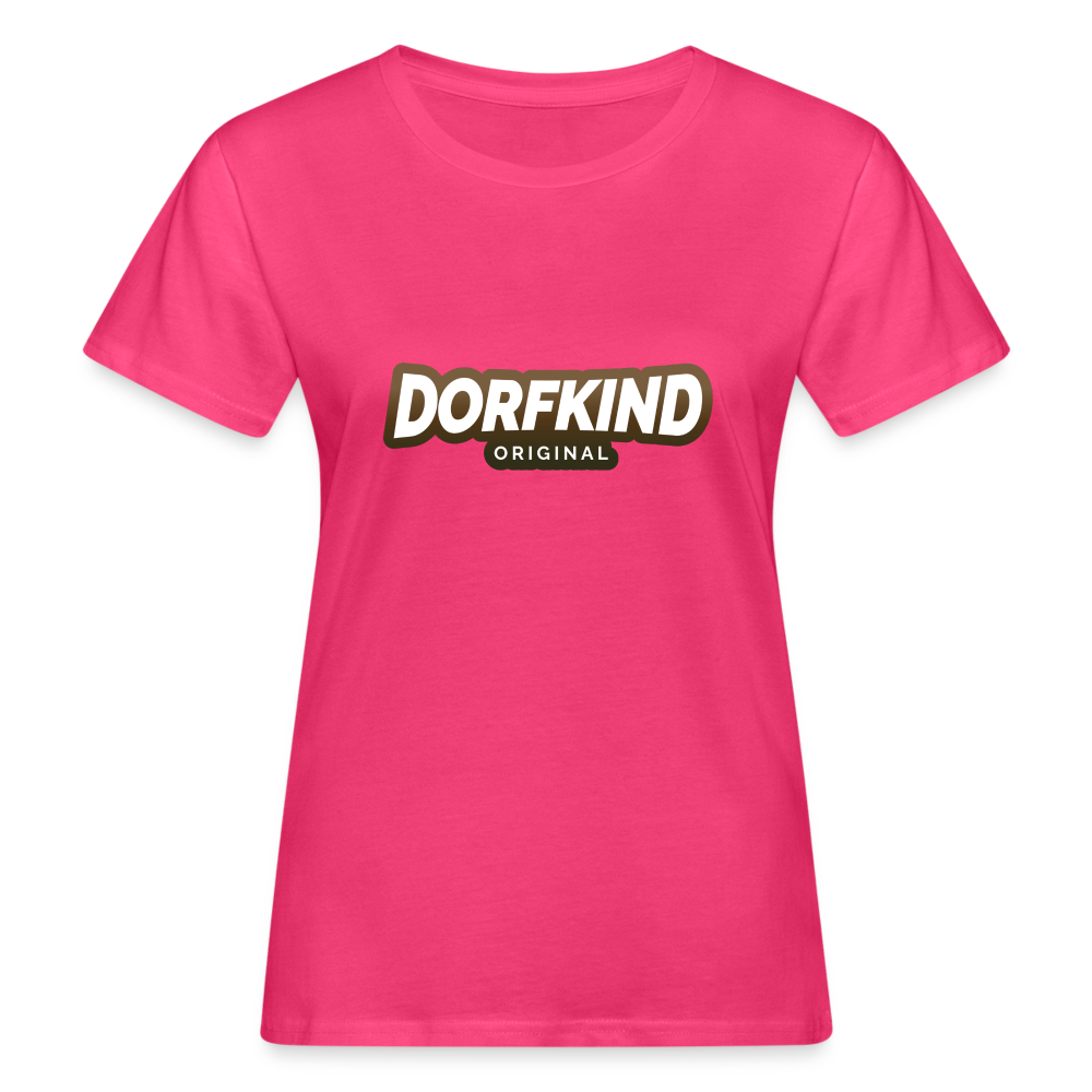 Dorfkind 2 Frauen Bio-T-Shirt - Neon Pink